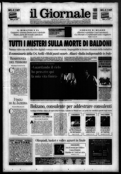 Il giornale : quotidiano del mattino